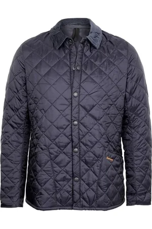 Barbour Homme, Vestes, Bleu, Taille: L Blouson Bomber Heritage Lidlesdale