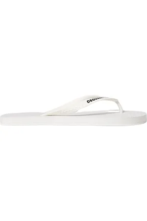 Dsquared2 Homme, Chaussures, Blanc, Taille: 44 EU Tongs Flip Flop