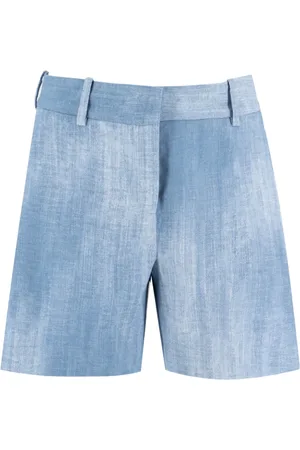 ERMANNO SCERVINO Femme, Shorts, Bleu, Taille: 36 FR Short Vintage en Denim Taille Haute