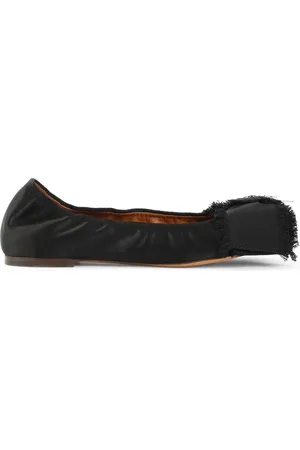 Lanvin Femme, Chaussures, Noir, Taille: 36 EU Ballerines en Soie Noire