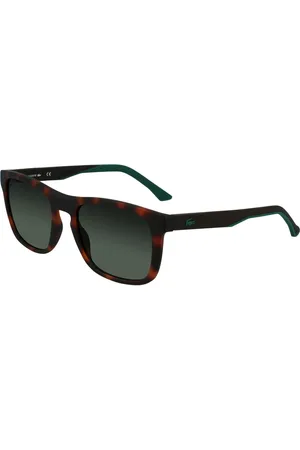Lacoste Unisex, Accessoires, Brun, Taille: ONE Size Lunettes de soleil Havana