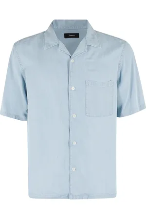 THEORY Homme, Chemises, Bleu, Taille: XL Chemise en Denim Bleu Clair