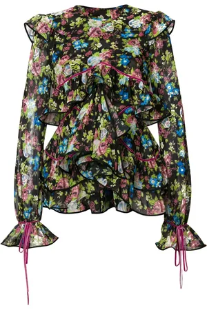 Dsquared2 Femme, Blouses et Chemises, Multicolore, Taille: 38 FR Haut Élégant