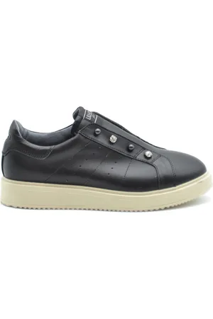 Liu Jo Femme, Chaussures, Noir, Taille: 36 EU Baskets à Rayures Diagonales Beige