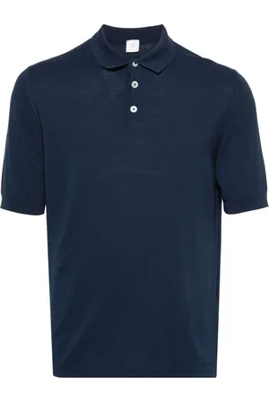 ELEVENTY Homme, Tops, Bleu, Taille: M Polo en coton