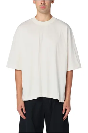 STUDIO NICHOLSON Homme, Tops, Blanc, Taille: S T-shirt col rond manches courtes