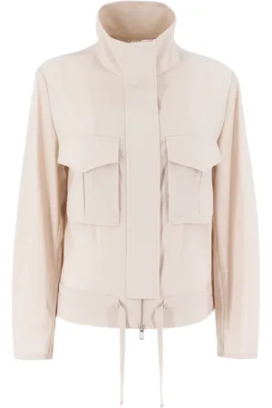 Duno Femme, Vestes, Rose, Taille: 36 FR Veste en tissu technique à col montant