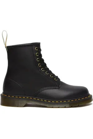 Dr. Martens Homme, Chaussures, Noir, Taille: 40 EU Bottines Véganes à Lacets