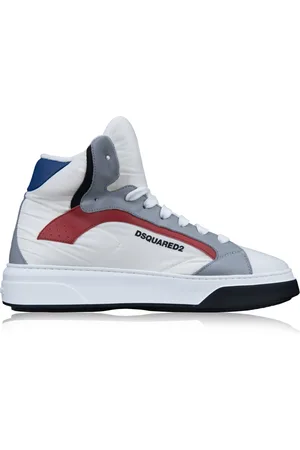 Dsquared2 Homme, Chaussures, Blanc, Taille: 41 EU Baskets montantes à lacets