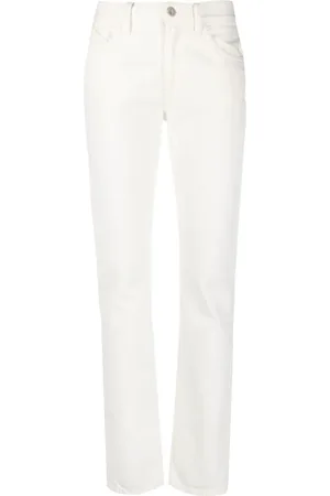 The Attico Femme, Jeans, Blanc, Taille: W28 Jean Droit