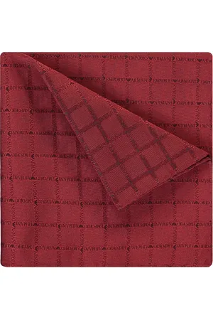 Emporio Armani Homme, Accessoires, Rouge, Taille: ONE Size Foulard en soie