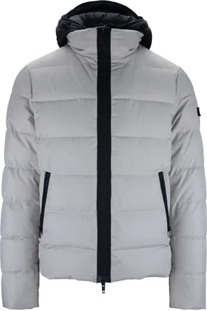 FAY Homme, Vestes, Gris, Taille: S Doudoune à Capuche