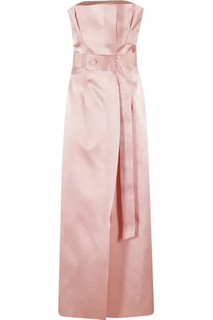 Serafini Femme, Robes, Rose, Taille: 38 FR Robe Bustier Duchesse Rose