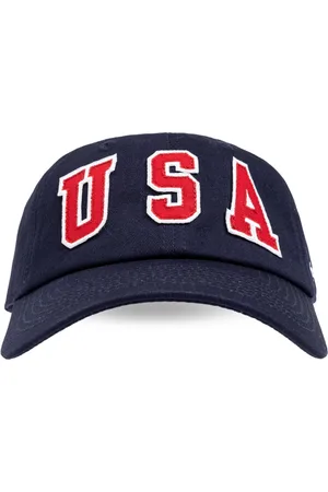 Sporty & Rich Femme, Accessoires, Bleu, Taille: ONE Size Casquette USA