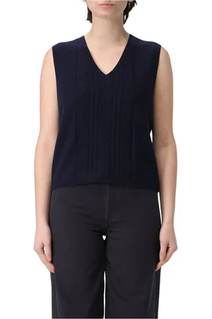 A.P.C. Femme, Pulls, Bleu, Taille: 40 FR Gilet Cardigan en Tricot