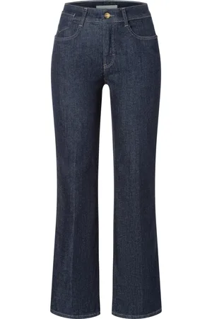 Mac Femme, Jeans, Bleu, Taille: 38 FR L32 Jean Bootcut Stretch Authentique
