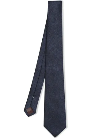 CANALI Homme, Accessoires, Bleu, Taille: ONE Size Cravate en soie bleu foncé