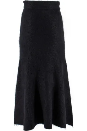 ERMANNO SCERVINO Femme, Jupes, Noir, Taille: 36 FR Jupe Évasée en Maille