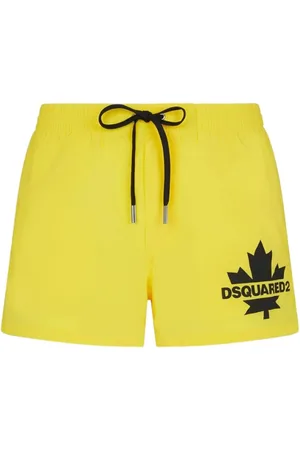 Dsquared2 Homme, Maillots de bain, Jaune, Taille: S Short de Bain