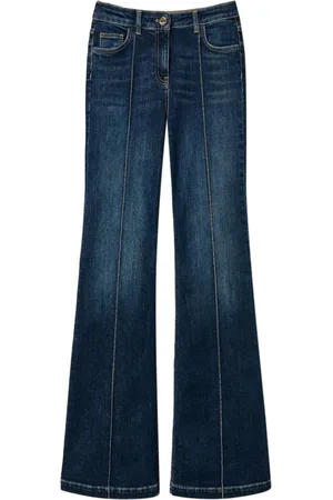 Twin-Set Femme, Jeans, Bleu, Taille: W28 Flare Leg Denim Jeans