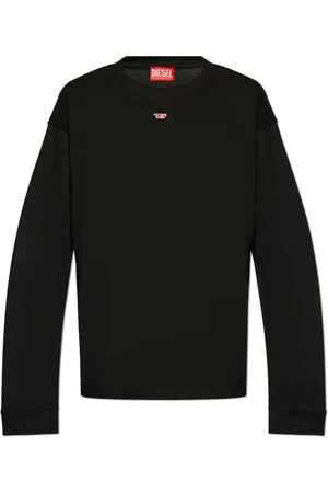 Diesel Unisex, Tops, Noir, Taille: XL T-Boxt-Ls-D T-shirt