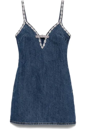 Self-Portrait Femme, Robes, Bleu, Taille: 38 FR Robe Chic