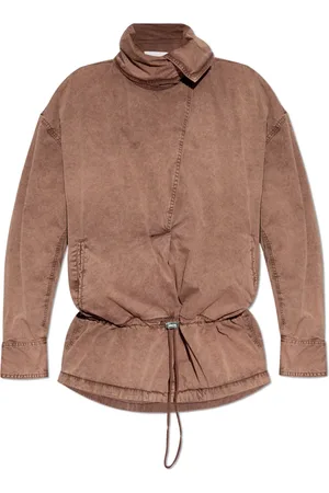 The Attico Femme, Vestes, Brun, Taille: 36 FR Veste à Col