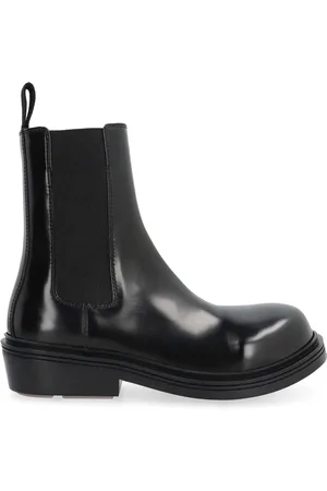 Bottega Veneta Femme, Chaussures, Noir, Taille: 42 EU Fireman Chelsea Bottes à cheville