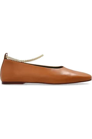 Maria Luca Femme, Chaussures, Brun, Taille: 38 1/2 EU Ballerines en cuir