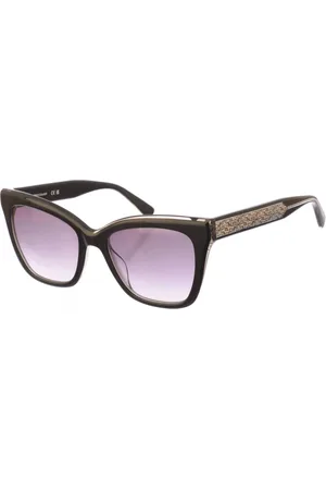 Longchamp Femme, Accessoires, Noir, Taille: ONE Size Lunettes de soleil papillon en acétate