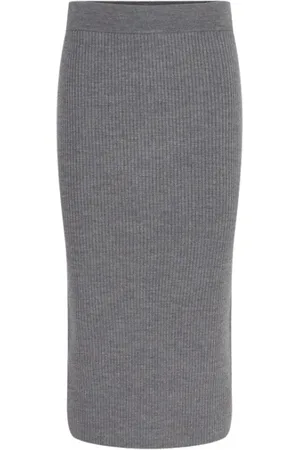Drykorn Femme, Jupes, Gris, Taille: 38 FR Ludimi 10 Rock Midi Skirt