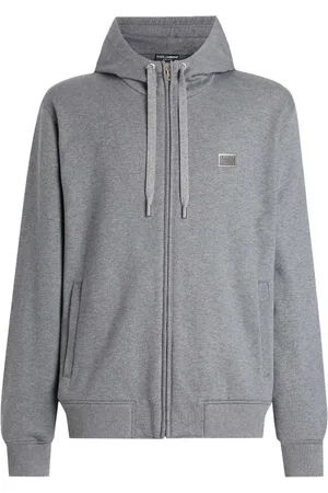 Dolce & Gabbana Homme, Sweatshirts et sweats à capuche, Gris, Taille: XL Sweat à capuche élégant avec design unique
