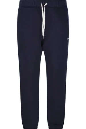 Autry Homme, Pantalons, Bleu, Taille: M Pantalon de survêtement en jersey bleu