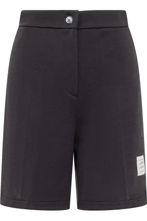 Thom Browne Femme, Shorts, Bleu, Taille: 38 FR Shorts Taille Haute
