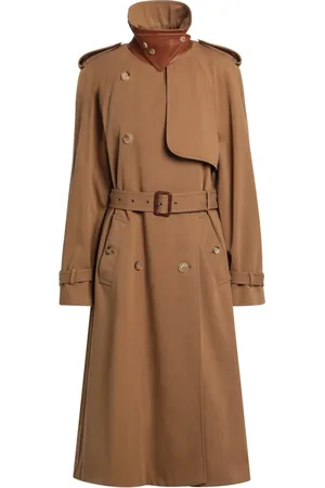 Chloé Femme, Manteaux, Brun, Taille: 38 FR Manteau à bouton unique