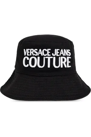 VERSACE Femme, Accessoires, Noir, Taille: S Casquette avec logo brodé