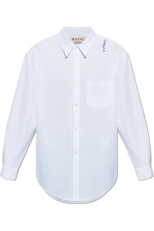 Marni Homme, Chemises, Blanc, Taille: M Chemise avec surpiqûres