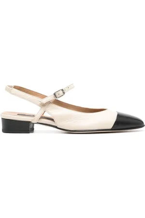 Carel Femme, Chaussures, , Taille: 37 EU Ballerines en Cuir à Bout Carré et Bride à Boucle
