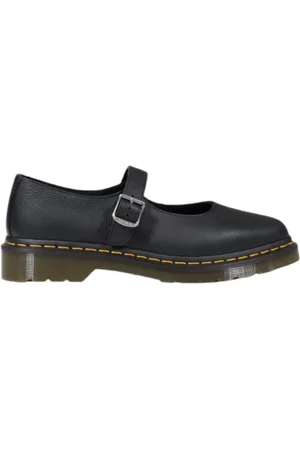 Dr. Martens Femme, Chaussures, Noir, Taille: 37 EU Mocassins Noirs en Cuir avec Boucle