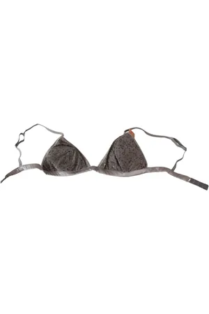 ERMANNO SCERVINO Femme, Sous-vêtements, Gris, Taille: 40 FR Soutien-gorge Triangolo Gris à Sequins