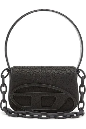 Diesel Femme, Sacs, Noir, Taille: ONE Size Sac à bandoulière avec chaîne et effet mat