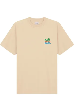 Arte Antwerp Homme, Tops, , Taille: M T-shirt en Coton avec Logo Imprimé