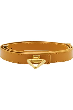 Bottega Veneta Femme, Accessoires, Brun, Taille: 70 CM Ceinture Point Lock à Fermoir Métallique