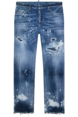Dsquared2 Homme, Jeans, Bleu, Taille: XL Pantalon Tendance 5 Poches