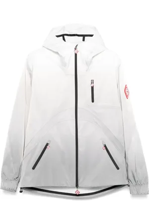 Casablanca Homme, Vestes, Gris, Taille: S Veste Imperméable à Capuche Gris Clair