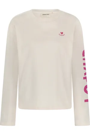Fabienne Chapot Femme, Tops, Blanc, Taille: 40 FR T-shirt à manches longues Phileine