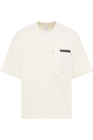 Bottega Veneta Homme, Tops, , Taille: S T-Shirt à Poche en Cuir
