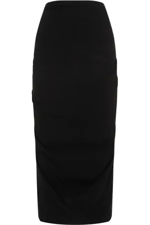 DRIES VAN NOTEN Femme, Jupes, Noir, Taille: 36 FR Sonata Midi Skirt