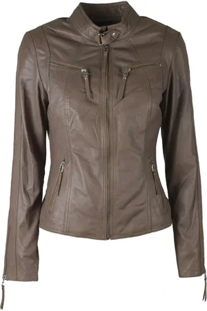 Btfcph Femme, Vestes, Brun, Taille: 40 FR Blouson de motard 10245