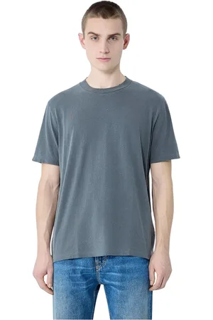 OUR LEGACY Homme, Tops, Gris, Taille: XL T-shirt en coton à col rond Manches courtes